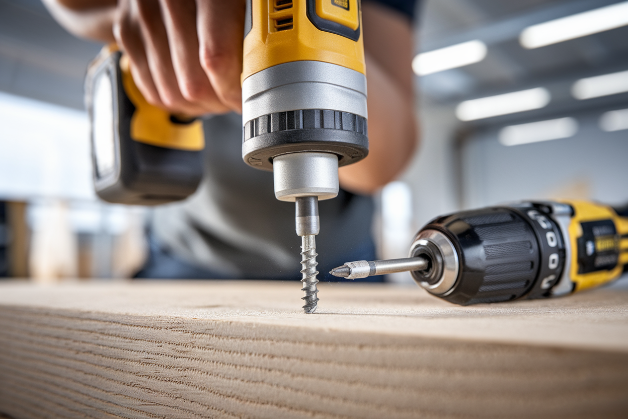 screwdriver and drill