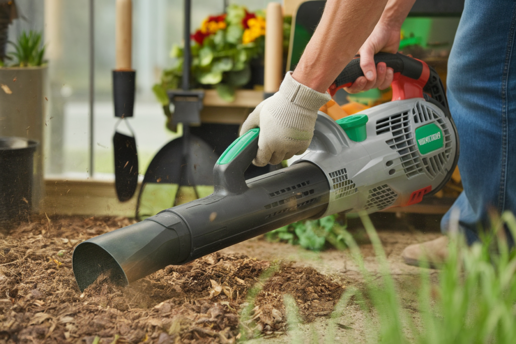 Do leaf blowers have suction?